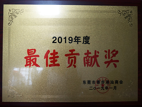 91麻豆精品国产91久久久久久金属荣誉：2019贡献奖