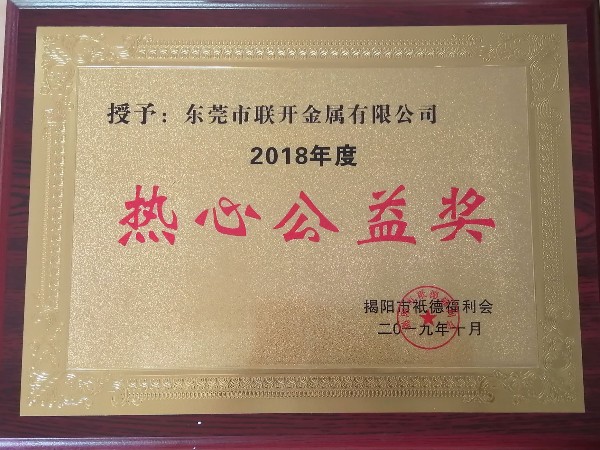 91麻豆精品国产91久久久久久金属荣誉：热心公益奖